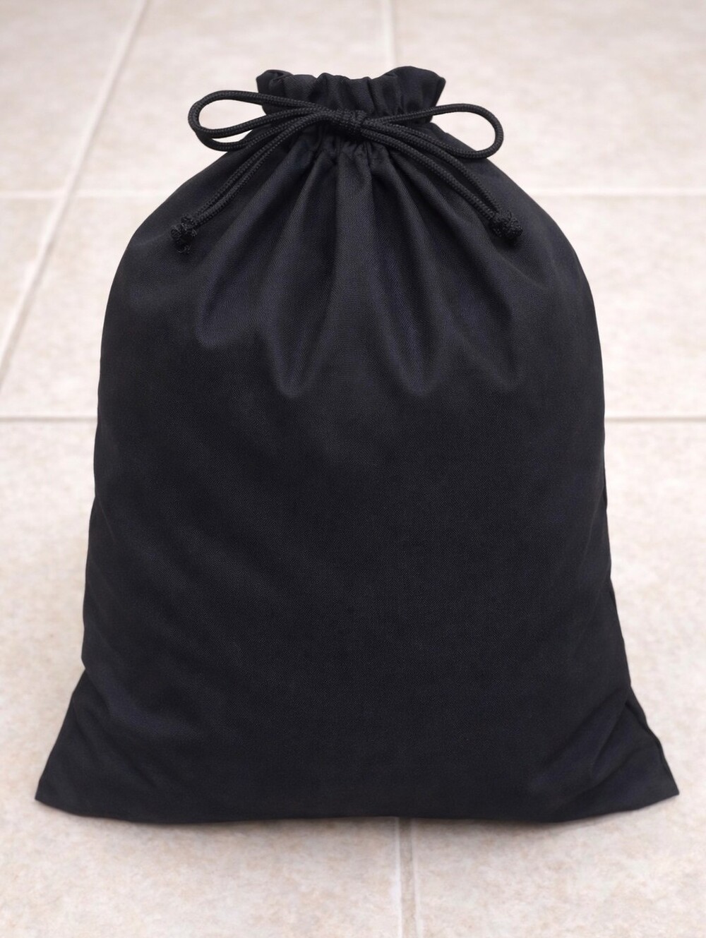 Unbranded Black Fabric Storage Drawstring Dust Bag Sized 12.5 x 12.5-inch